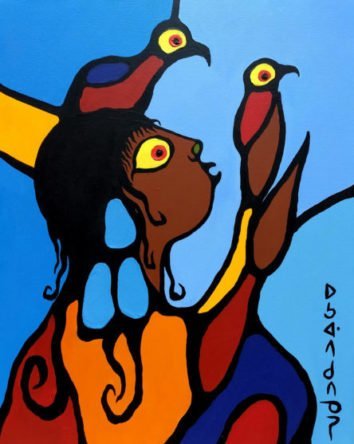 The Artist as a Young Man - Norval Morrisseau